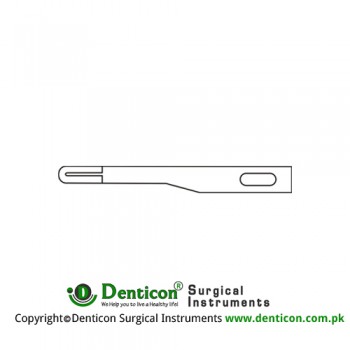 Micro Scalpel Blade No. 69 Pack of 25 Stainless Steel,